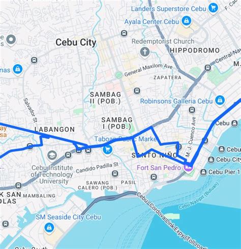 labangon google map